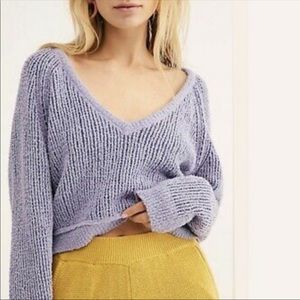 Free People Cropped Sweater
